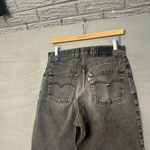 Levis SilverTab Baggy Jeans Mens 30x34 Washed Black Vintage 90s Made in USA